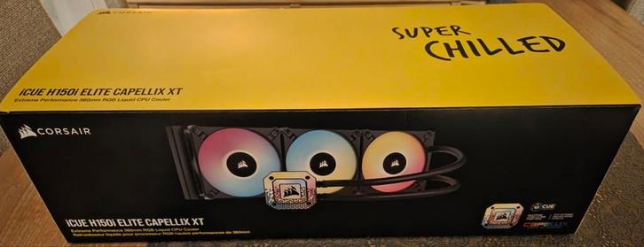 Corsair iCUE H150i ELITE CAPELLIX XT Waterkoeler, Computers en Software, Computerkoelers, Zo goed als nieuw, Waterkoeling, Ophalen
