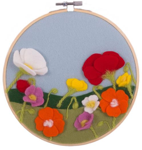 Pakket viltbloemen in borduurring, Hobby en Vrije tijd, Overige Hobby en Vrije tijd, Nieuw, Ophalen of Verzenden