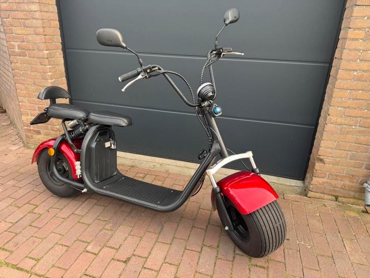 Electrische Big Wheel uit 2019 Snorkenteken /2Accus/Lage Km, Fietsen en Brommers, Scooters | Overige merken, Zo goed als nieuw