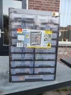 Opbergsysteem voor schroeven en pluggen en bouten, Doos, Minder dan 50 cm, Ophalen of Verzenden, Minder dan 40 cm