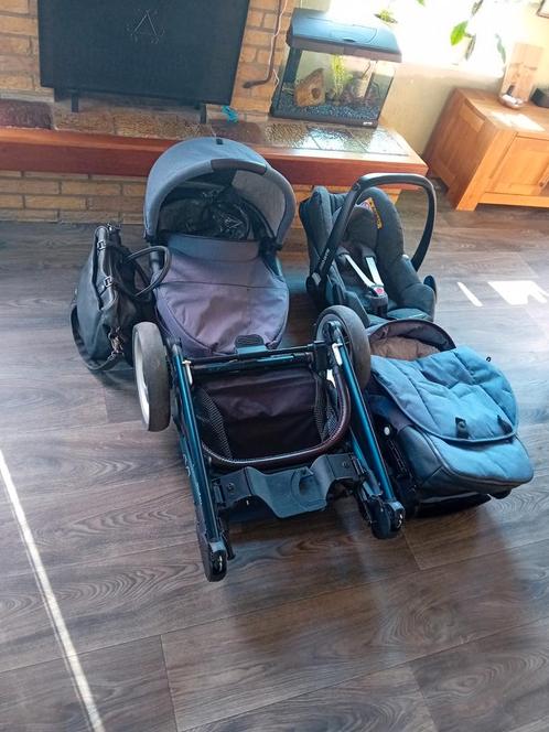 Complete Mutsy Evo Farmer Grey set, Kinderen en Baby's, Kinderwagens en Combinaties, Zo goed als nieuw, Combiwagen, Mutsy, Met autostoeltje