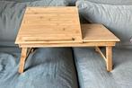 Bamboe laptop of bedtafeltje, Computers en Software, Laptoptafels, Ophalen of Verzenden, Zo goed als nieuw