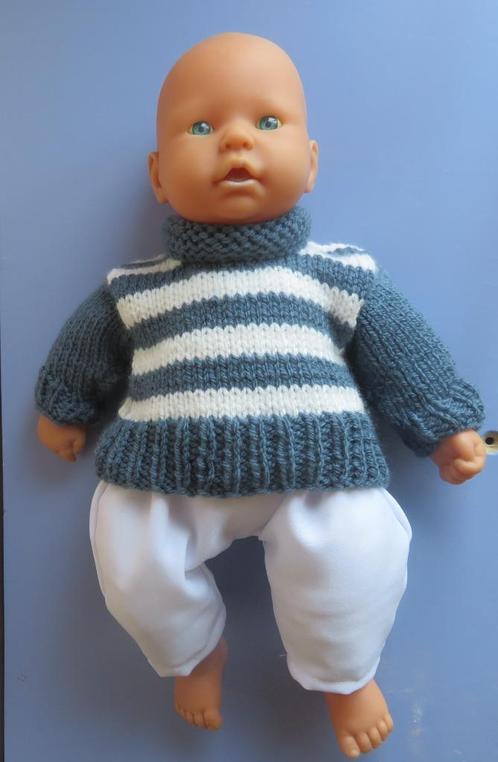 Chou Chou pop36 poppenkleertjes poppenkleding gebreid set156, Kinderen en Baby's, Speelgoed | Poppen, Nieuw, Babypop, Ophalen of Verzenden