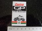 sticker castrol GP sae 20w-40 4-takt motorradol logo olie, Verzamelen, Stickers, Ophalen of Verzenden, Merk, Zo goed als nieuw