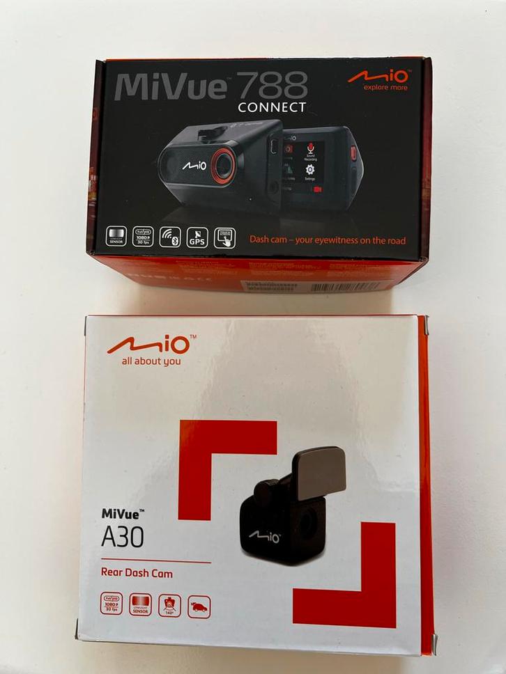Mio MiVue 788 + A30 Dashcam Set, Auto diversen, Dashcams, Zo goed als nieuw, Ophalen of Verzenden