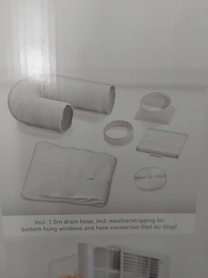 Mobiele Airco 7000 BTU - Zo Goed Als Nieuw, Witgoed en Apparatuur, Airco's, Zo goed als nieuw, Mobiele airco, Minder dan 60 m³