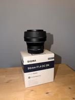 Sigma 56mm 1.4 sony e-mount, Audio, Tv en Foto, Fotografie | Lenzen en Objectieven, Ophalen of Verzenden, Zo goed als nieuw, Standaardlens