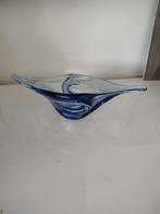 Retro glaswerk blauw, Antiek en Kunst, Kunst | Designobjecten, Ophalen of Verzenden