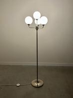 Jaren 60 lamp; vintage design, Ophalen, Gebruikt, Jaren 60, Glas