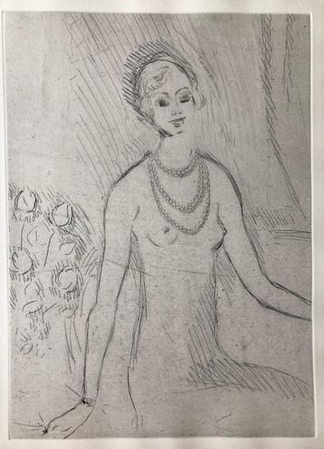 Kees van Dongen ets beschikbaar voor biedingen