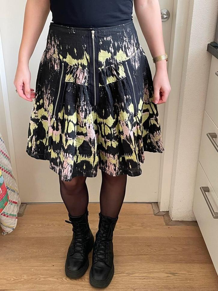 Anna Scott Rok Maat S met Sierritsen, Kleding | Dames, Rokken, Zo goed als nieuw, Maat 36 (S), Overige kleuren, Knielengte, Ophalen of Verzenden