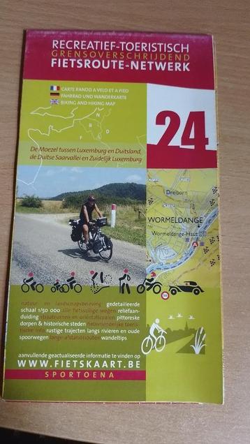 fietsroute netwerk kaart Luxemburg/Duitsland beschikbaar voor biedingen