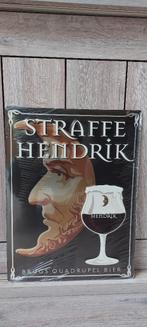 Reclamebord Straffe Hendrik Quadruppel, Verzamelen, Biermerken, Ophalen of Verzenden, Nieuw, Reclamebord, Plaat of Schild, Overige merken