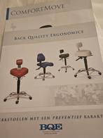 Ergo werkstoel, Huis en Inrichting, Stoelen, Ophalen, Wit, Leer, Zo goed als nieuw