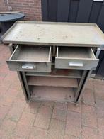 Stalen kastje met lades en opbergruimte, Doe-het-zelf en Verbouw, Werkbanken, Ophalen, Gebruikt, 70 tot 120 cm