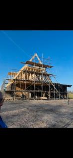 Steigers voor 3 topgevels, Ophalen, Gebruikt, Gevelsteiger, 5 meter of hoger