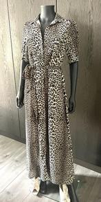 NOTES DU NORD - panterprint maxidress - 36 (S), Verzenden, Beige, Zo goed als nieuw, Notes du Nord