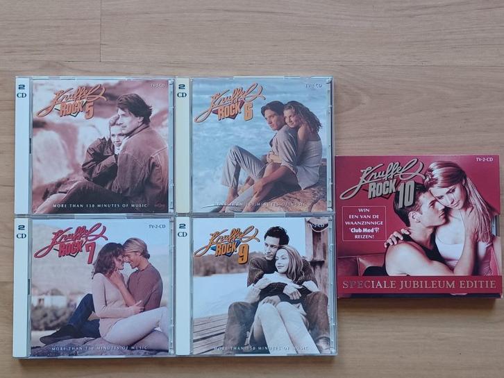 5 dubbel cd's Knuffelrock!        Dus 10 cd’s genieten!, Cd's en Dvd's, Cd's | Pop, Gebruikt, 2000 tot heden, Ophalen of Verzenden
