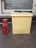 Tupperware vintage voorraad bus / schenk kan pastel geel, Huis en Inrichting, Ophalen of Verzenden