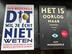 Twee boeken Huib Modderkolk, Huib Modderkolk, Nederland, Overige onderwerpen, Ophalen