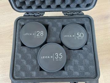Leica R Cine Lens Set – 28/35/50mm beschikbaar voor biedingen