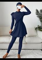 Nieuwe Burkini - Maat M - Donkerblauw, Kleding | Dames, Badmode en Zwemkleding, Ophalen of Verzenden, Nieuw, Blauw, Badpak