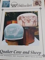 Quaker cow and sheep, Ophalen of Verzenden, Zo goed als nieuw, Handborduren, Patroon