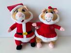 Knuffel set hamster Kerstman en -vrouw 30 cm / Albert Heijn, Diversen, Kerst, Ophalen of Verzenden, Zo goed als nieuw