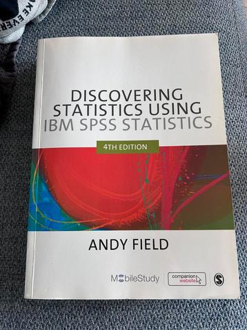 Discovering statistics using ibm spss statistics beschikbaar voor biedingen