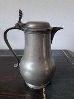 18e eeuw Vlaams tinnen kan, 25cm hoog. Gemerkt op bodem, Ophalen of Verzenden