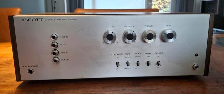 Vintage Scott A236S Stereo Versterker defect, Audio, Tv en Foto, Versterkers en Receivers, Minder dan 60 watt, Overige merken