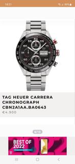 Tag Heuer Cararra Chronograph, Sieraden, Tassen en Uiterlijk, Horloges | Heren, Nieuw, TAG Heuer, Ophalen