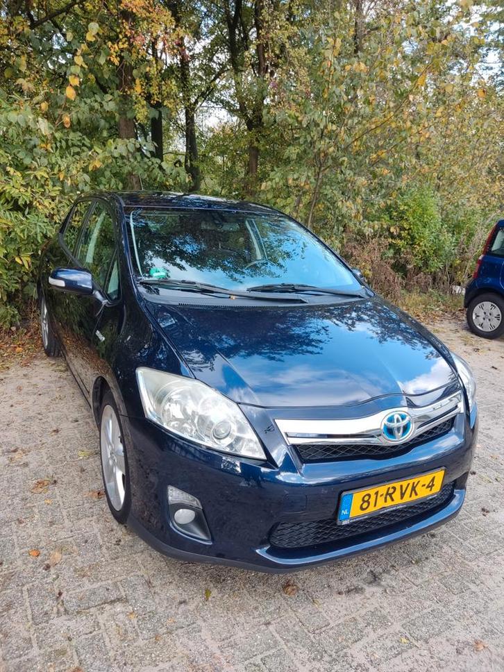 Toyota Auris 1.8 Full Hybrid 5DR CVT 2011 Blauw 165500km NAP, Auto's, Toyota, Particulier, Auris, ABS, Achteruitrijcamera, Adaptieve lichten