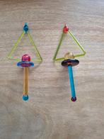 Twee vintage Murano  parfumfles dopjes, Overige kleuren, Ophalen of Verzenden, Minder dan 50 cm, Glas