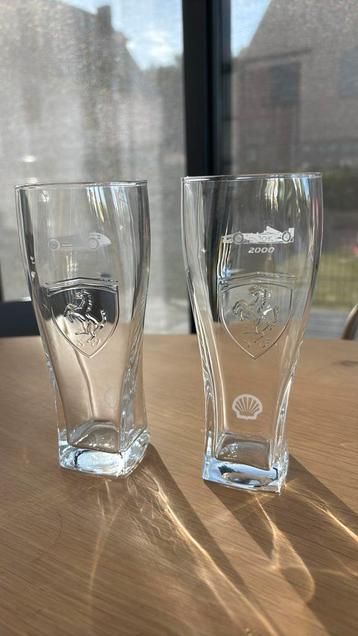 Ferarri bier glazen 1952 2000 Formule 1 Shell limited beschikbaar voor biedingen