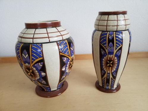 2 art deco vazen, Antiek en Kunst, Antiek | Vazen, Ophalen of Verzenden