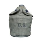 WWII US Canteen With Initials, Verzamelen, Militaria | Tweede Wereldoorlog, Amerika, Overige typen, Ophalen of Verzenden, Landmacht