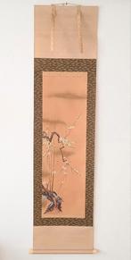Japanese scroll rol schildering pruimen bloesem, Ophalen of Verzenden