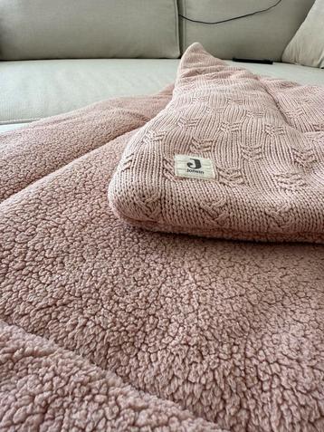 Jollein Boxkleed Roze Grain Knit (Nieuw €55,-) beschikbaar voor biedingen