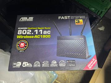 ASUS RT-AC68U Dual-Band Gigabit Router AC1900 1.9 Gbps WiFi beschikbaar voor biedingen