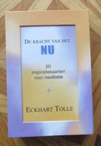 De Kracht van het NU - 50 kaarten - Eckhart Tolle, Boeken, Esoterie en Spiritualiteit, Achtergrond en Informatie, Spiritualiteit algemeen