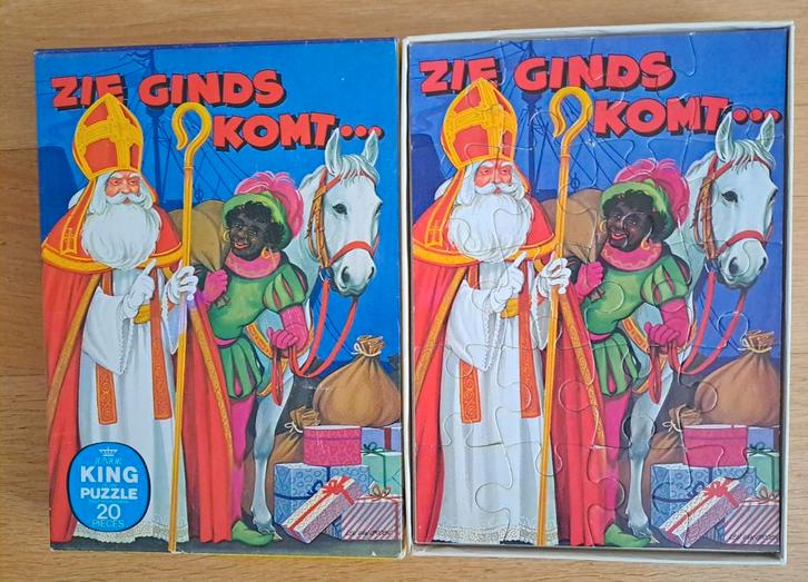 Vintage Sinterklaas Puzzel - Jaren '80, Diversen, Sinterklaas, Gebruikt, Ophalen of Verzenden