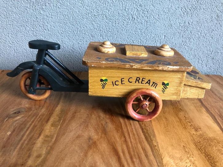 miniatuur ijscokar, Antiek en Kunst, Antiek | Speelgoed, Ophalen of Verzenden