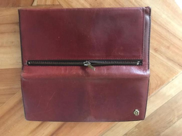 portemonnee Castelijn Beerens 5,,- symbolisch, Sieraden, Tassen en Uiterlijk, Portemonnees, Gebruikt, Overige merken, Bruin, Leer