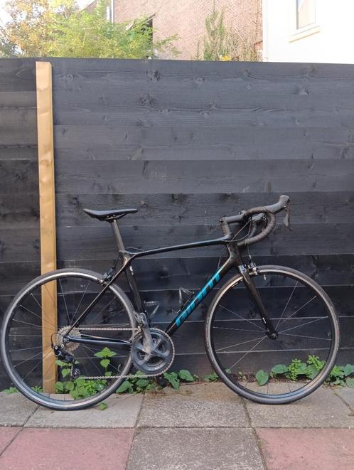 Racefiets GIANT, Fietsen en Brommers, Fietsen | Racefietsen, Gebruikt, Heren, Giant, Meer dan 20 versnellingen, 28 inch, Carbon
