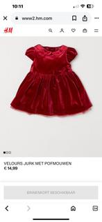 Velours jurk met pofmouwen h& m, Ophalen of Verzenden, Zo goed als nieuw, Zwart, Overige typen