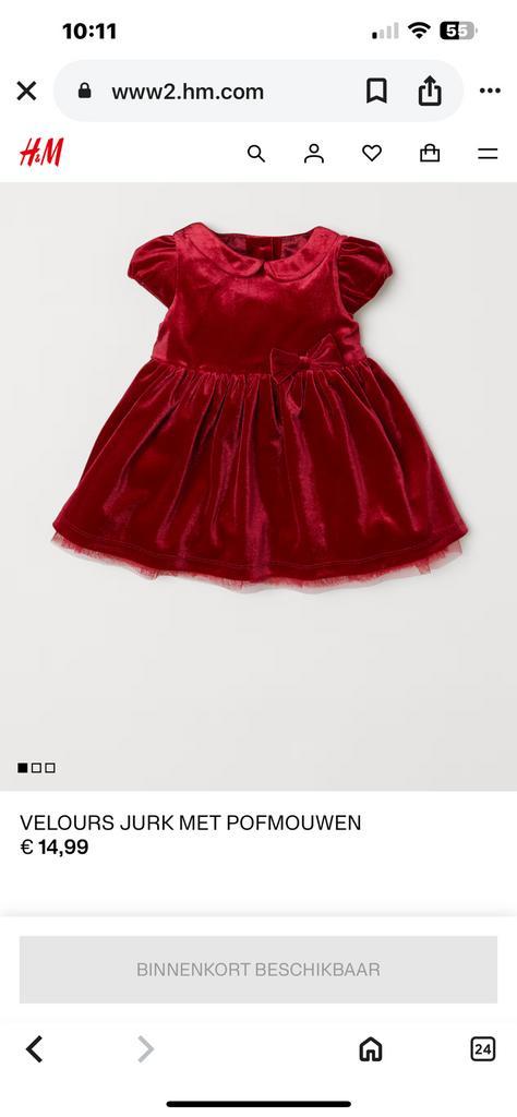 Velours jurk met pofmouwen h& m, Kleding | Dames, Gelegenheidskleding, Zo goed als nieuw, Overige typen, Zwart, Ophalen of Verzenden