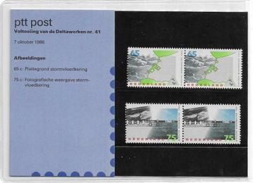 PTT Postmapje 41 - Voltooiing van de Deltawerken - 1986  beschikbaar voor biedingen