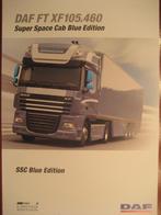 unieke folder DAF FT XF 105.460 Super Space Cab Blue Edition, Ophalen of Verzenden, Nieuw, Overige merken