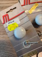 Partij porseleinen meubelknoppen – vintage wit, Ophalen of Verzenden, Nieuw